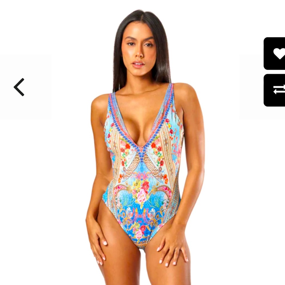 True Colours by La Moda Clothing one-piece swimming suit, sz M NWT